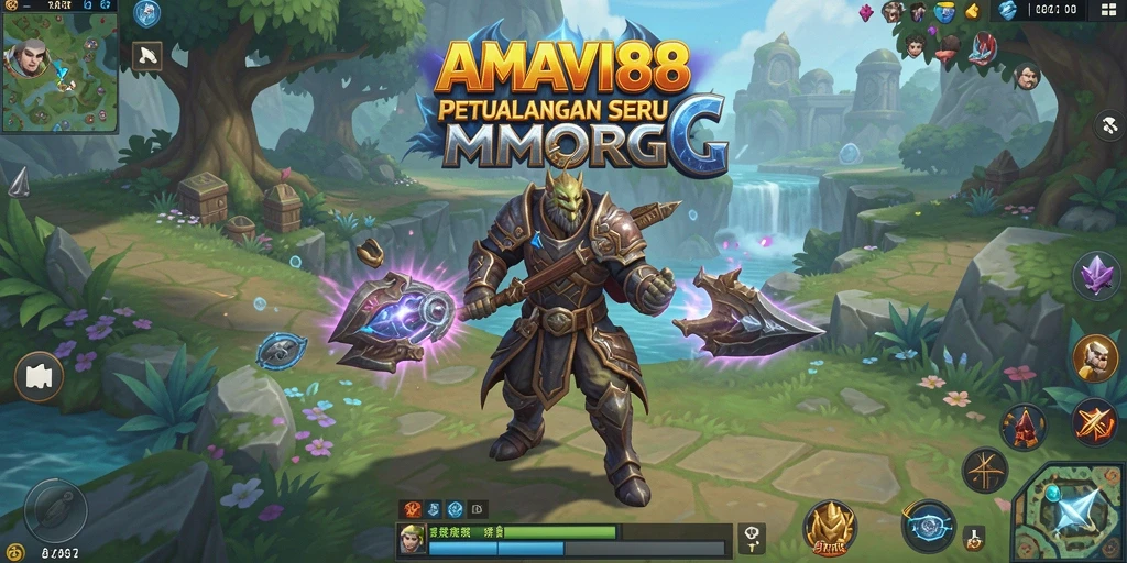 Tampilan gameplay seru di dunia <strong>AMAVI88</strong> yang penuh petualangan.