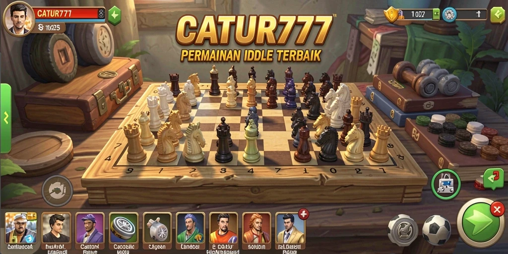 Screenshot dari gameplay CATUR777 yang menunjukkan pengalaman Idle yang menarik.