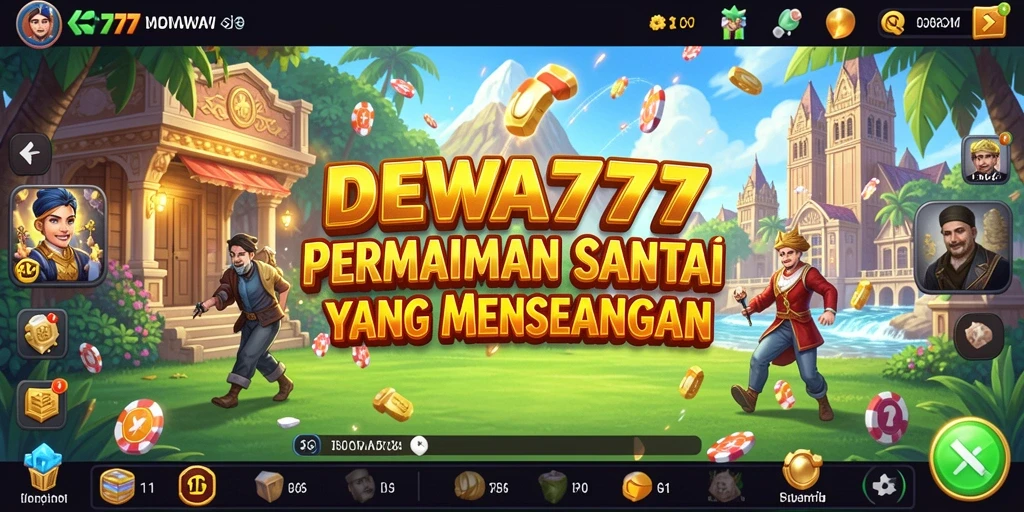 Tampilan menarik dan berwarna dari DEWA777 saat gameplay.