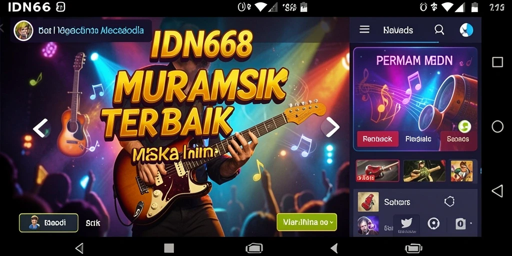 Screenshot <strong>IDN668</strong> menampilkan pengalaman bermain musik yang menyenangkan.