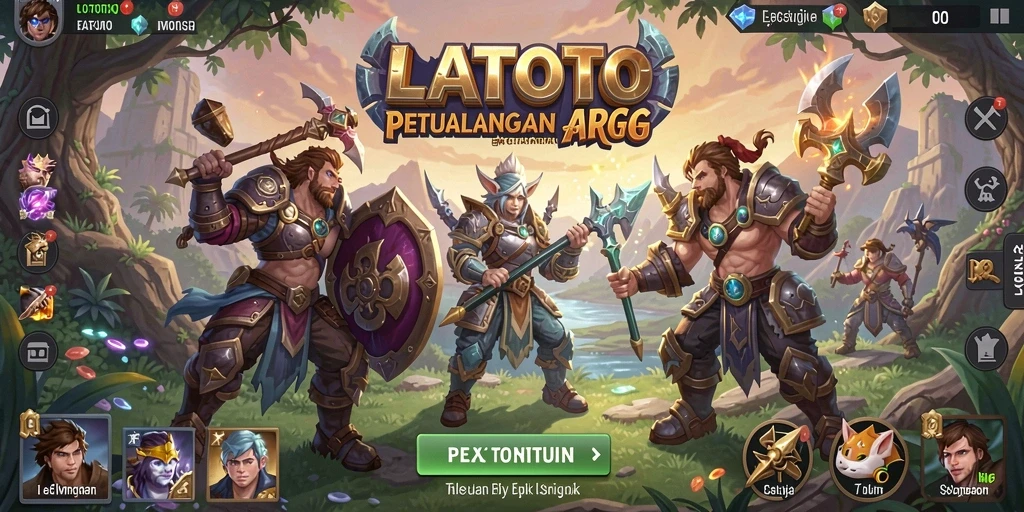 Tampilan gameplay LATOTO yang menarik dalam dunia ARPG.