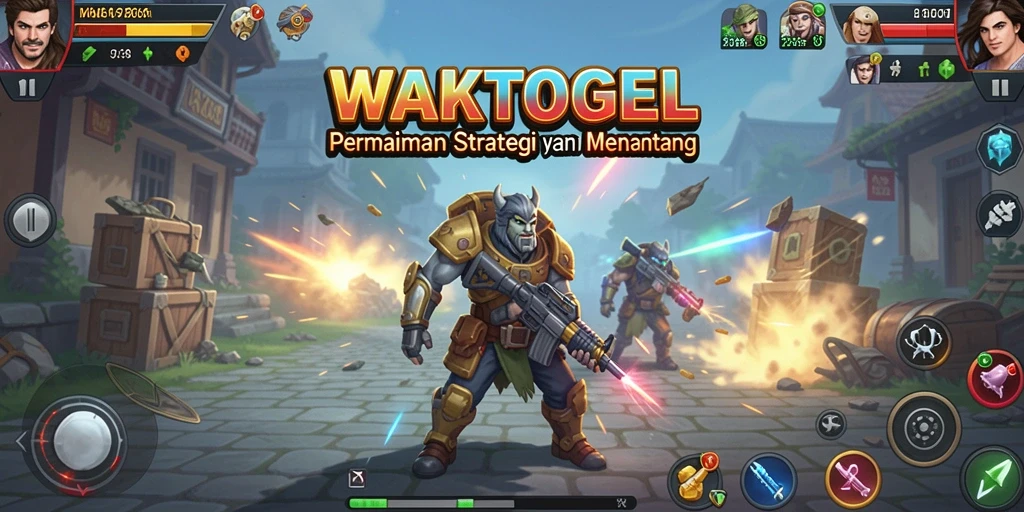 Tampilan gameplay strategis yang menarik dalam WAKTOGEL.